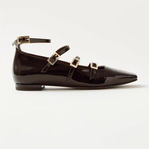 ALOHAS LUKE ONIX COFFEE BROWN BALLET FLATS